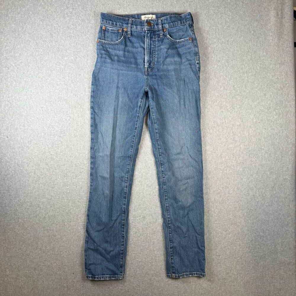 Madewell Womens Size 28 The Perfect Vintage Full Length Jeans Blue Stretch